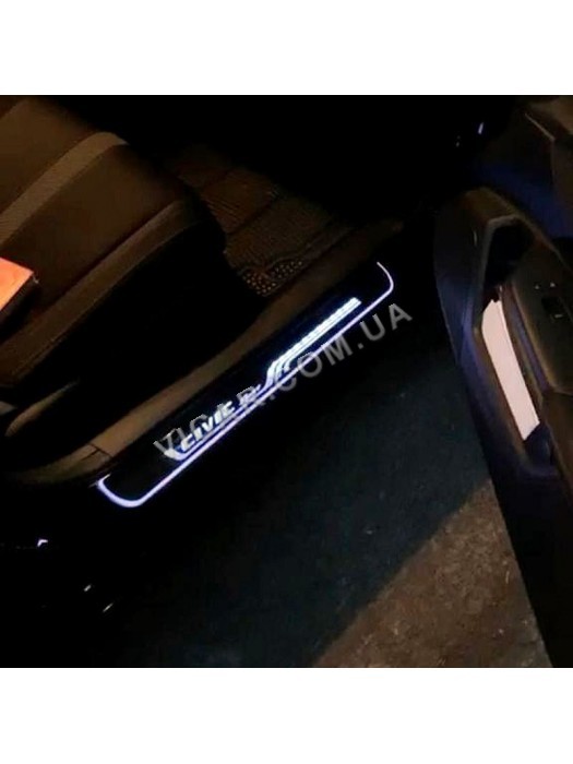 Накладки led на пороги Honda Civic